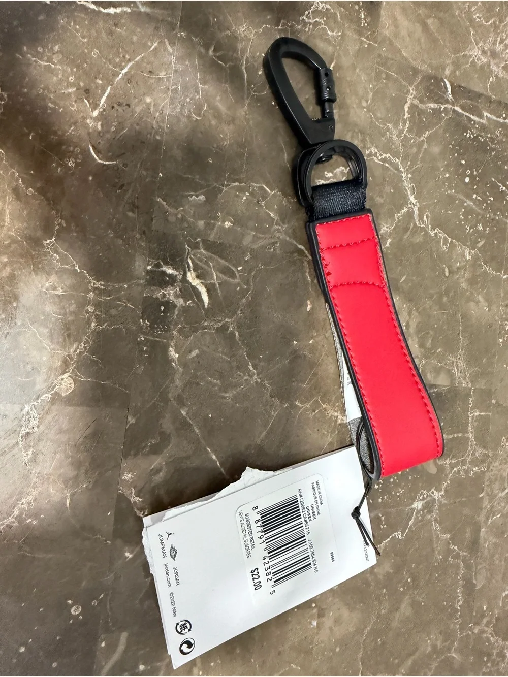 Jordan Trophy Key Holder Wrist Lanyard CHICAGO RED